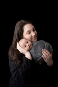 Qualicum Beach studio newborn sessions
